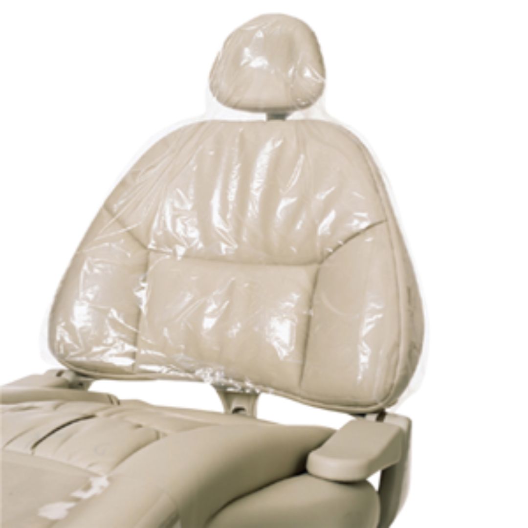 Half Chair Covers, Plastic by MARK3 provide maximum protection from cross contamination and reduces wear from constant use of surface disinfectants.